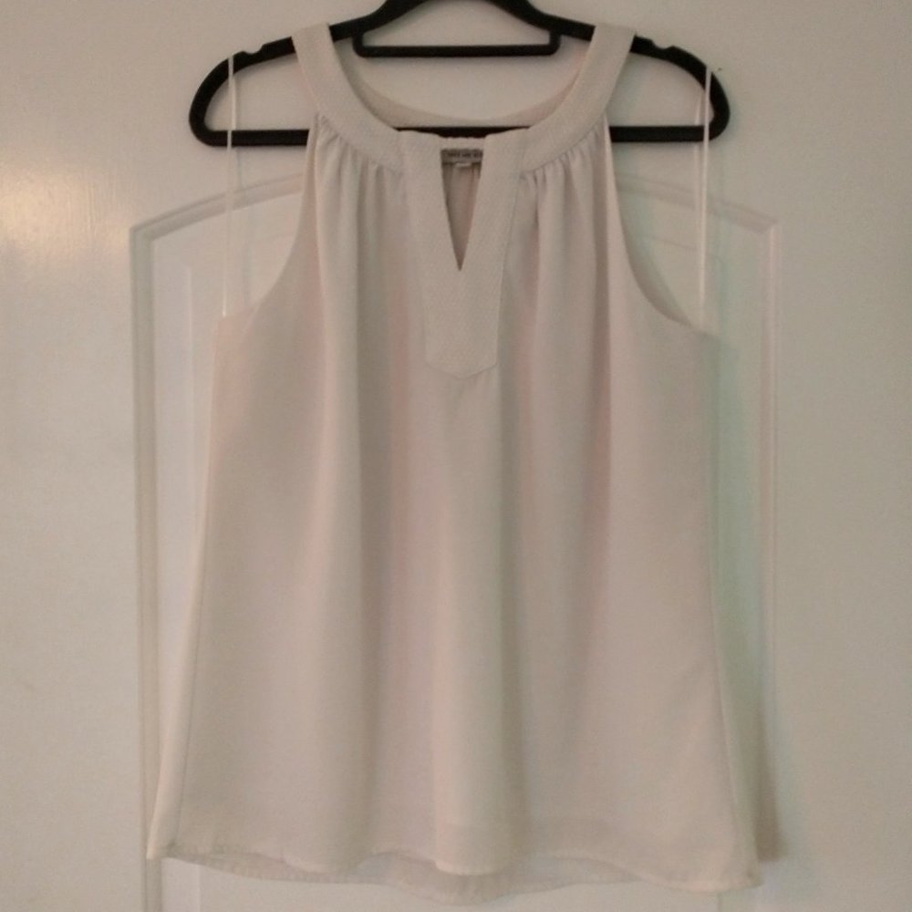 Skies are Blue women’s Janice keyhole halter blouse